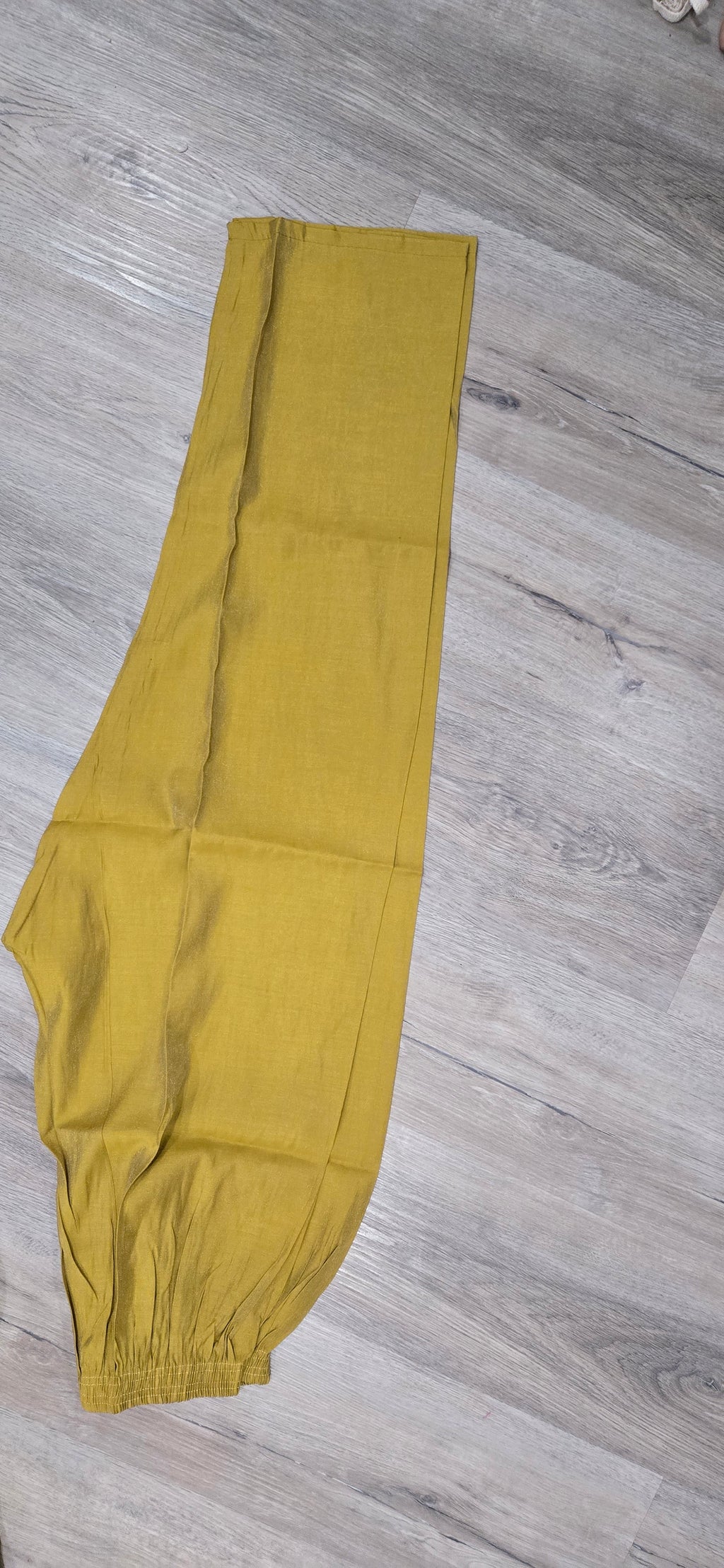 Traditional Embroidered Outfit - Yellow with Pink Dupatta