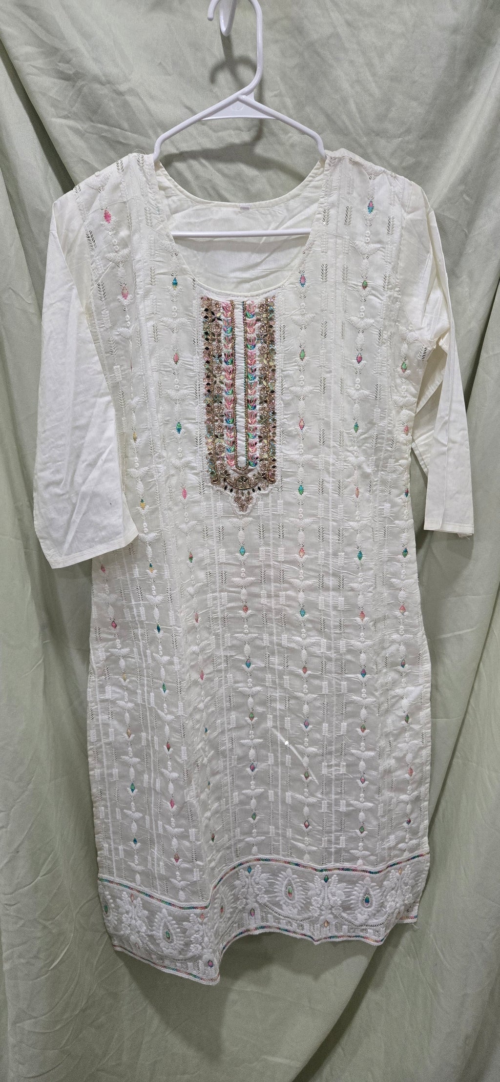 Mauve Embroidered Three-Piece Kurta Set | Premium Rayon Suit with Mirror Work Dupatta